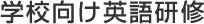 学校向け英語研修